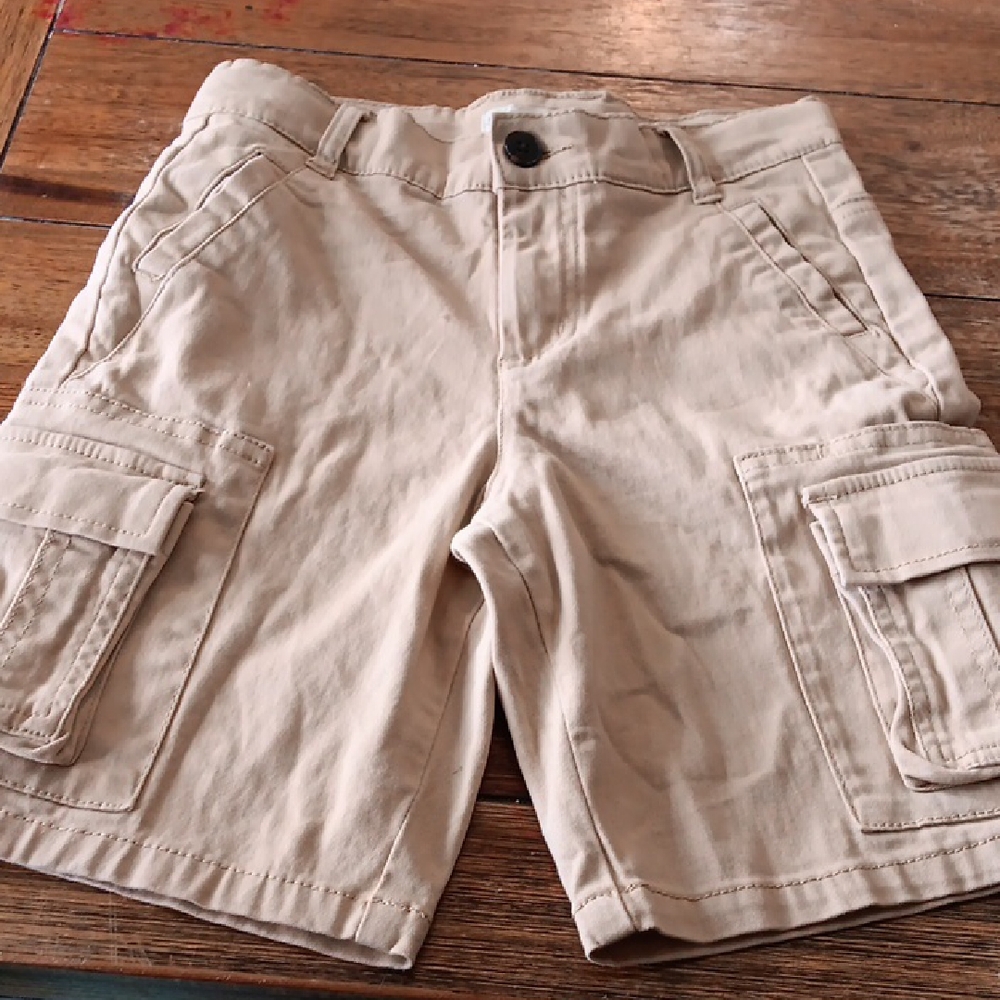 Buzz Cuts Boys Tan Cargo Shorts